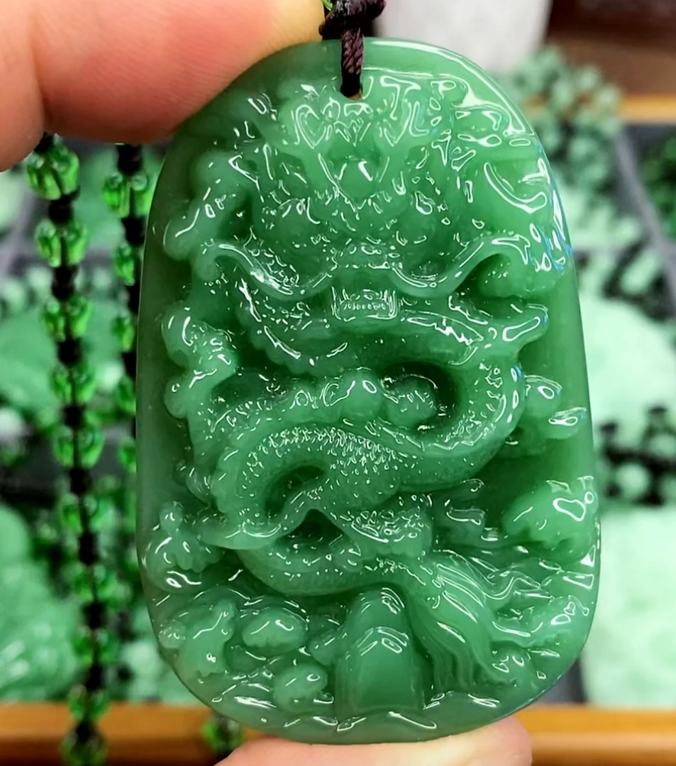 夏季新款2.深绿龙牌经典百搭情侣款