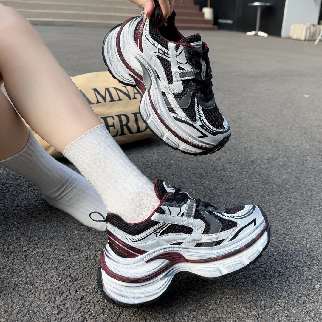 春季新款厚底网红休闲鞋百搭透气潮流老爹鞋女2S-81