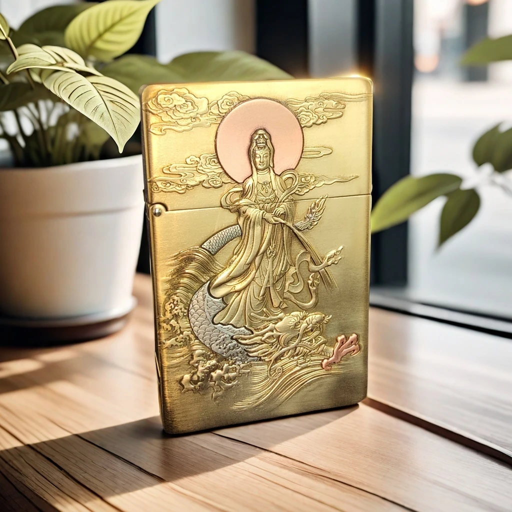 佐罗ZL8一体机【御龙观音】双面手工焊接工艺个性男士礼品打火机