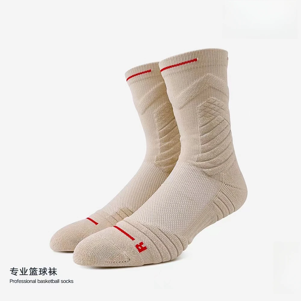 UZI篮球袜男长筒毛巾底运动实战专业高帮精英运动袜子斗牛精英袜