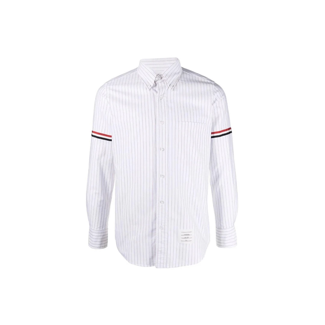 未使用 THOMBROWNE 汤姆布朗秋冬宽松潮流时尚衬衫白色男士
