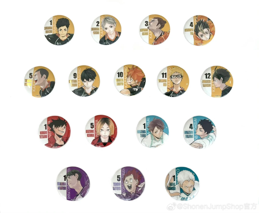 【排球少年】JS彩图吧唧 日谷正版 盲袋代拆