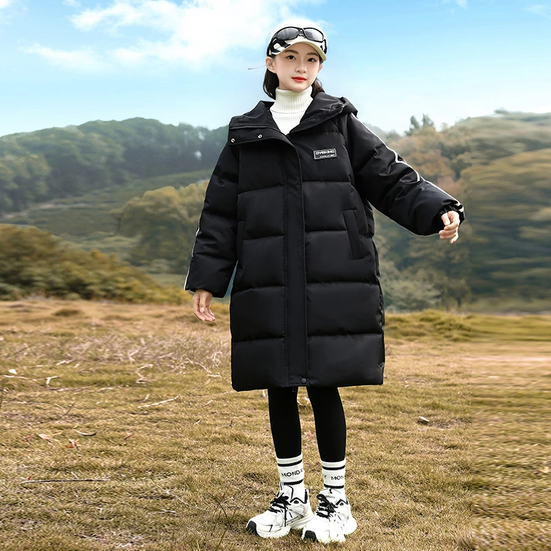 女童棉服2025年新款洋气中学生冬装棉袄童装儿童冬款外套羽绒棉衣