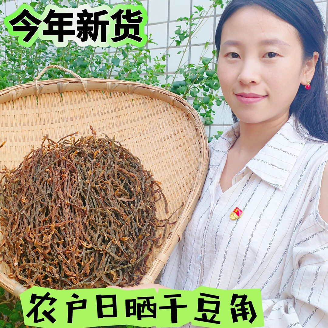 2024年农户自种自然晾晒干豆角试吃装100g