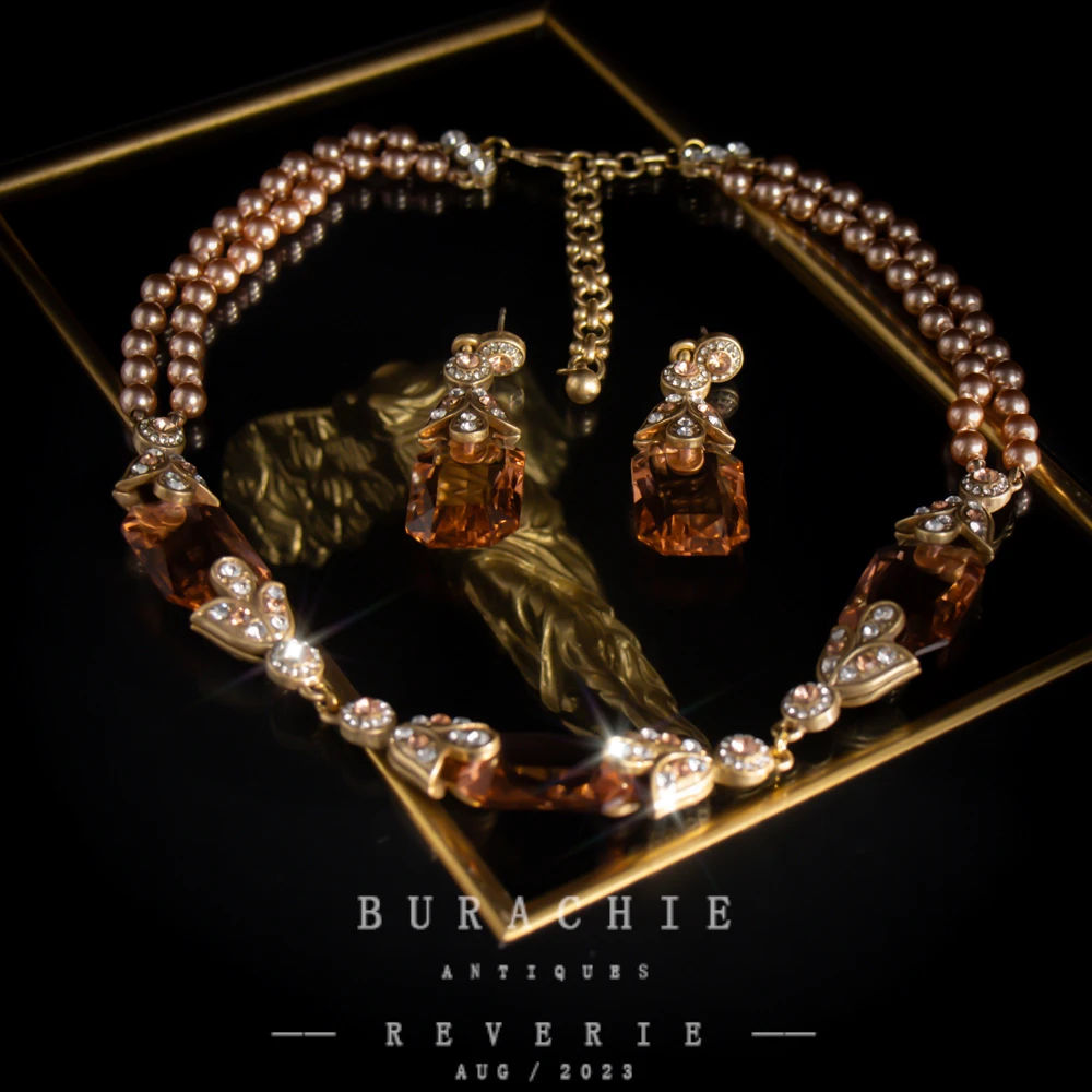 铜合金仿水晶项链 【2695】周年珍藏英｜经典原标克拉款CrownFrett