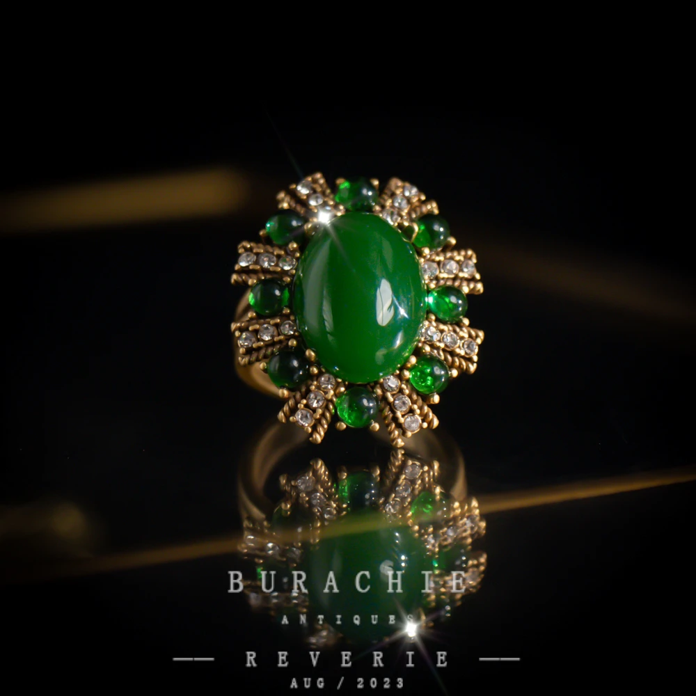 铜合金仿水晶戒指 【5168】周年珍藏英｜经典原标克拉款CrownFrett