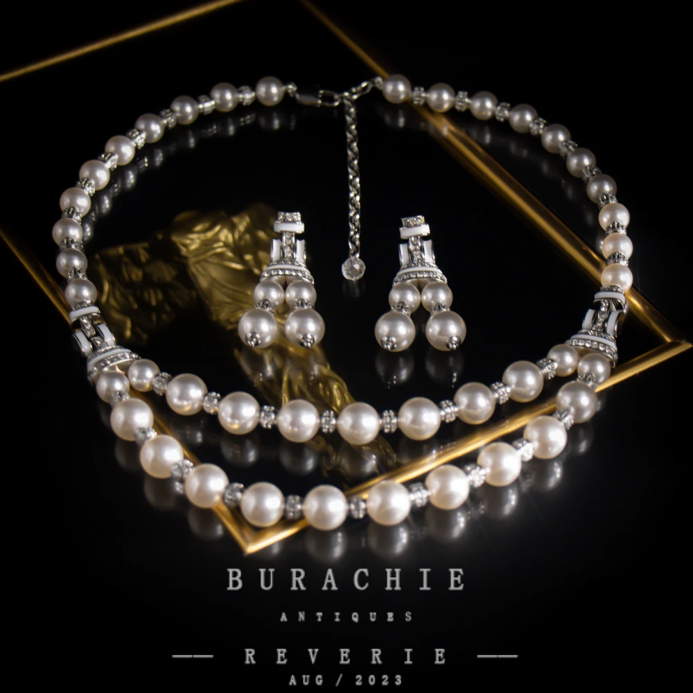 铜合金仿珍珠项链 【7463】周年珍藏英｜经典原标克拉款CrownFrett