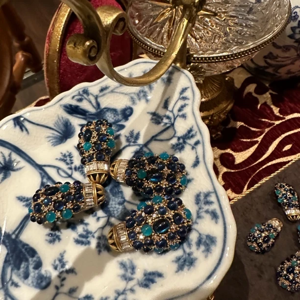 铜合金仿水晶耳饰 【2708】周年珍藏英｜经典原标克拉款CrownFrett