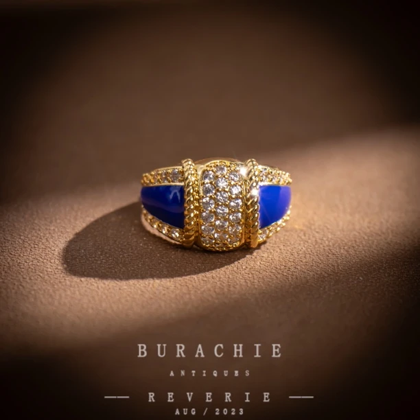 铜合金仿水晶戒指 【6659】在巴黎 意老奶奶惊艳我的每一次戒指