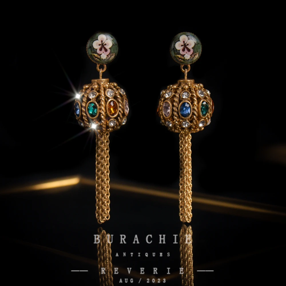 铜合金仿水晶耳饰 周年珍藏英｜经典原标克拉款CrownFrett 9065