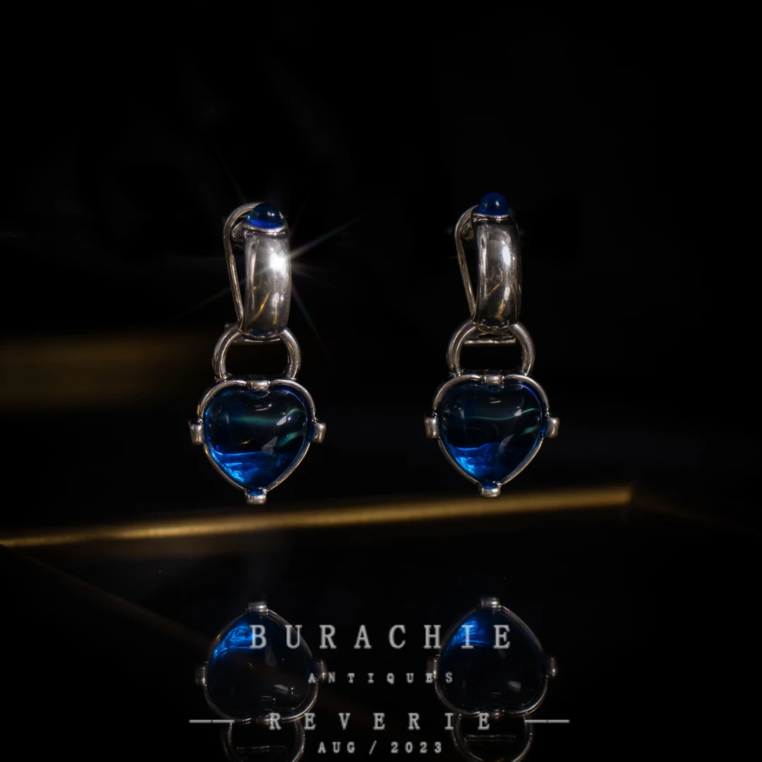 铜合金仿水晶耳饰 【 3295】周年珍藏英｜经典原标克拉款CrownFrett