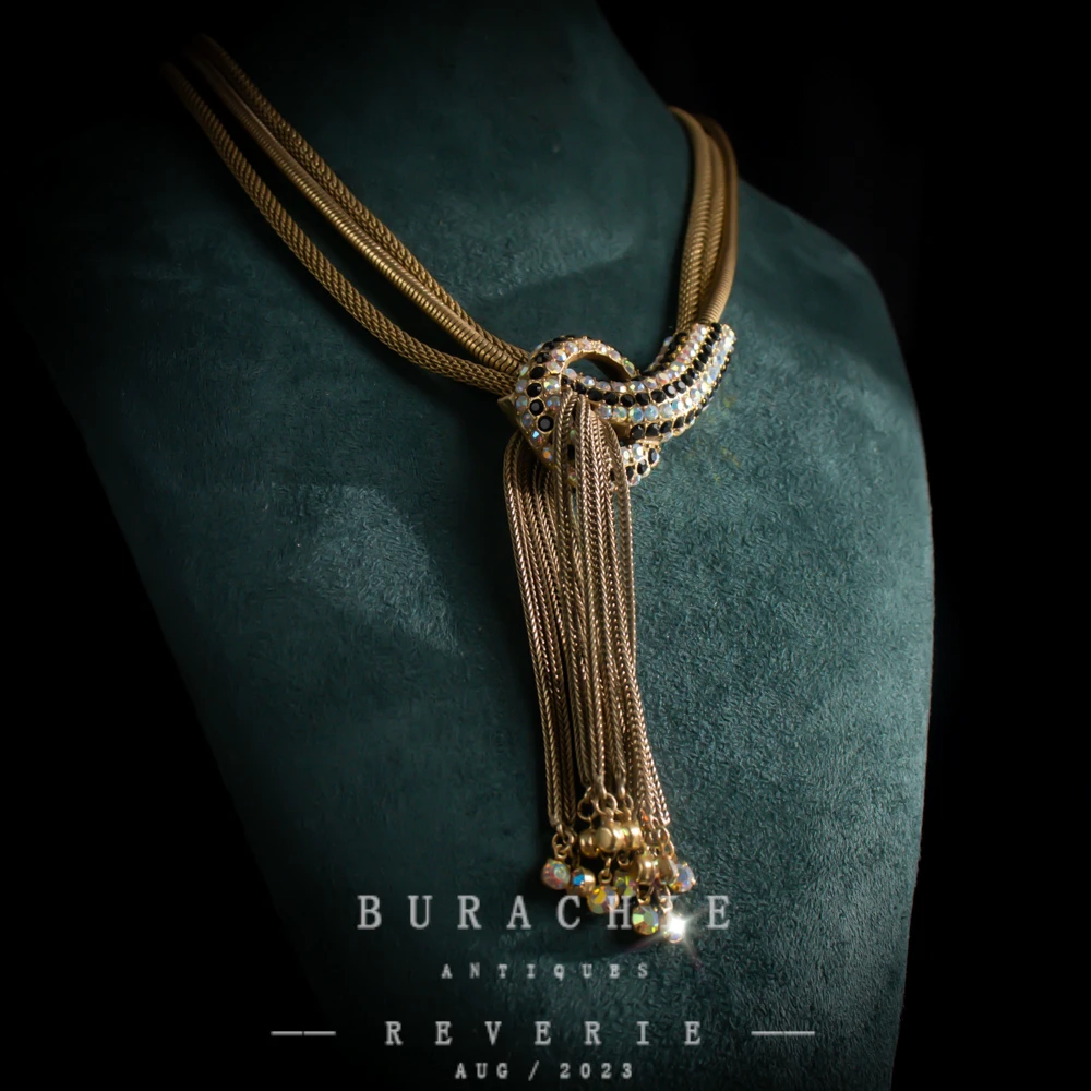 铜合金仿水晶项链 【2679】周年珍藏英｜经典原标克拉款CrownFrett