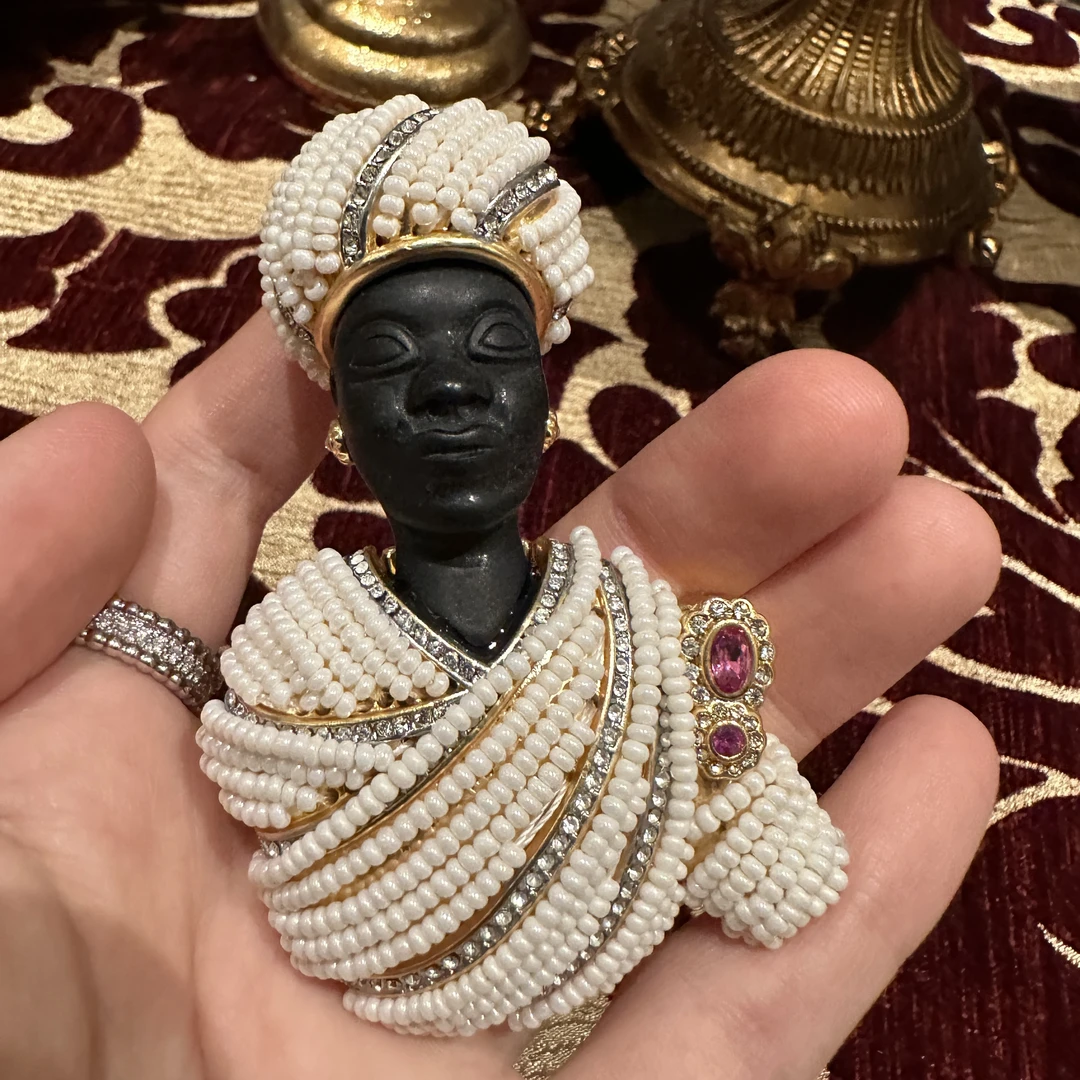 铜合金仿水晶胸针 【3244】周年珍藏英｜经典原标克拉款CrownFrett