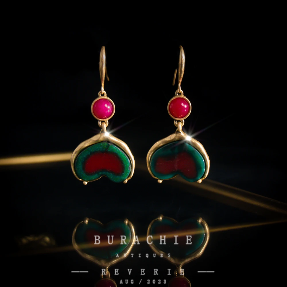 铜合金仿水晶耳饰 【1436】周年珍藏英｜经典原标克拉款CrownFrett