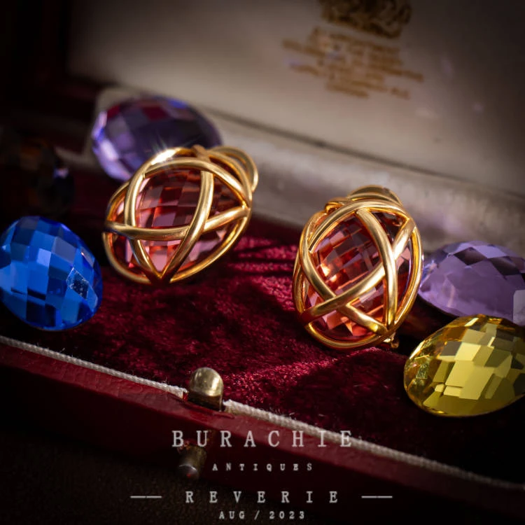 铜合金仿水晶耳饰  【8564】手工工坊 1970可替换施华洛[]耳钉