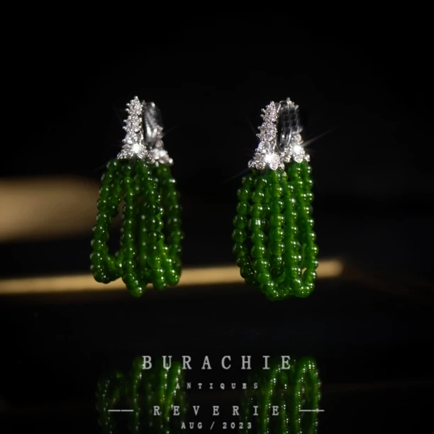 铜合金仿水晶耳饰 1413】周年珍藏英｜经典原标克拉款CrownFrett