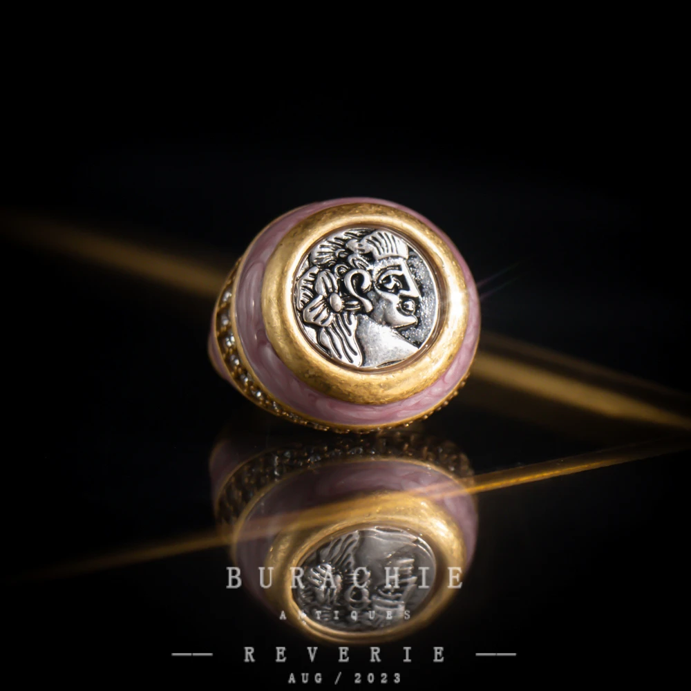 铜合金仿水晶戒指 【5018】周年珍藏英｜经典原标克拉款CrownFrett