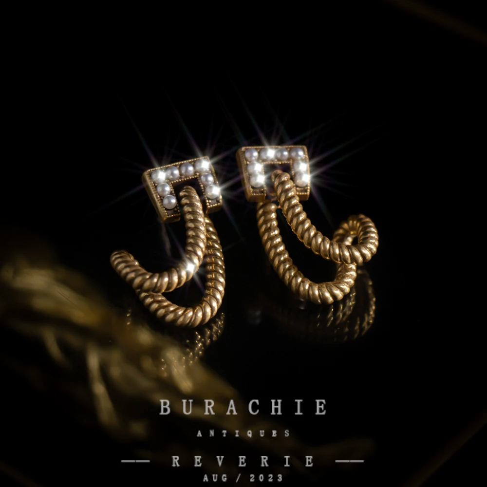 铜合金仿水晶耳饰 【5697】周年珍藏英｜经典原标克拉款CrownFrett