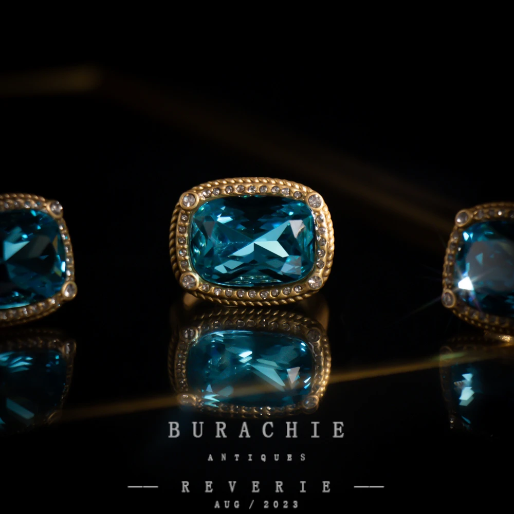 铜合金仿水晶戒指 【2186】周年珍藏英｜经典原标克拉款CrownFrett