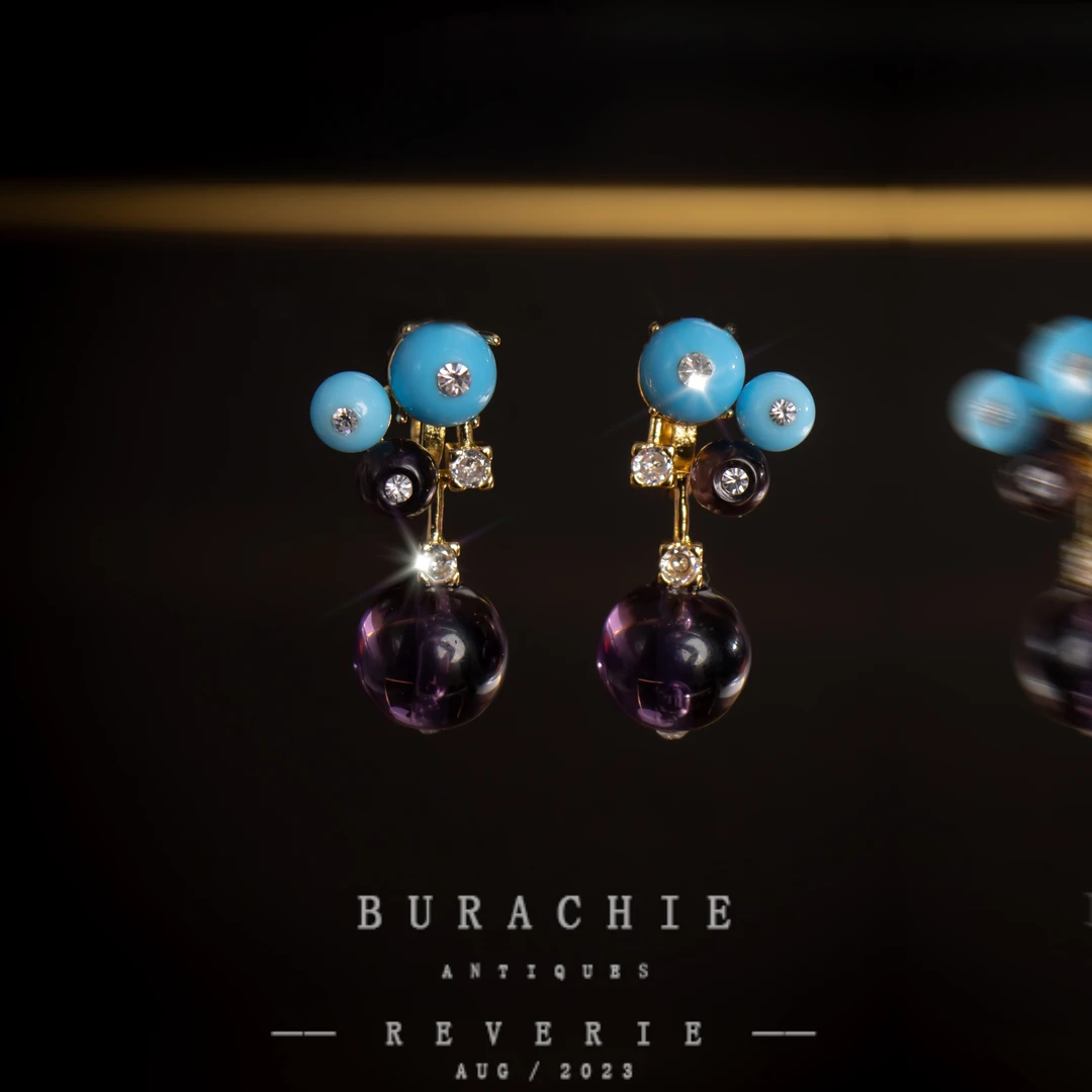 铜合金仿水晶耳饰 【3199】耳饰 巴黎｜高级感绿野仙踪