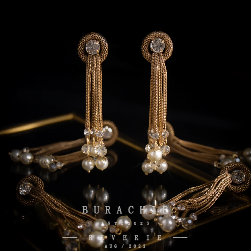 铜合金仿水晶耳饰 【4573】周年珍藏英｜经典原标克拉款CrownFrett