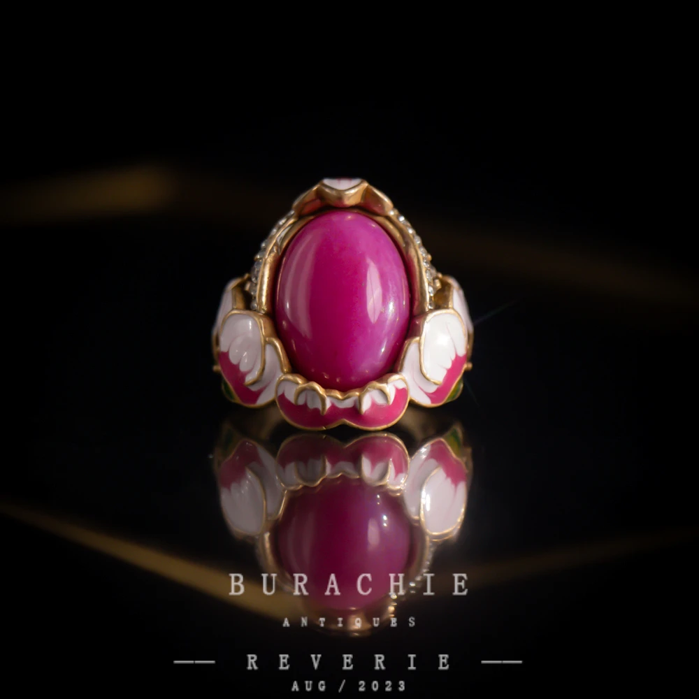 铜合金仿水晶戒指 【8105】周年珍藏英｜经典原标克拉款CrownFrett