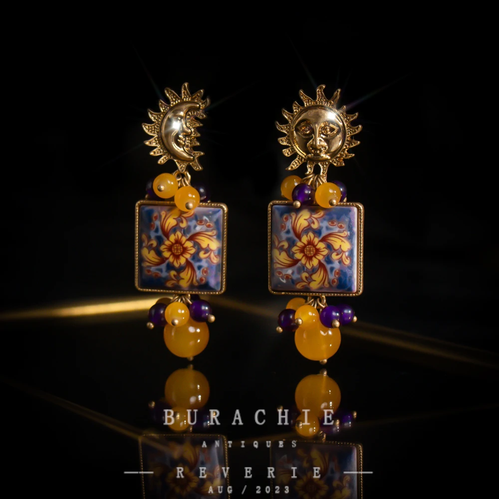 铜合金仿水晶耳饰 【9173】周年珍藏英｜经典原标克拉款CrownFrett