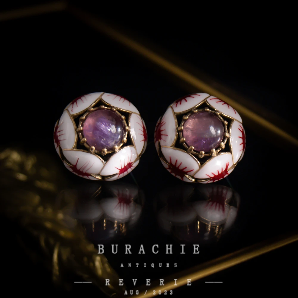 铜合金仿水晶耳饰 【3031】周年珍藏英｜经典原标克拉款CrownFrett