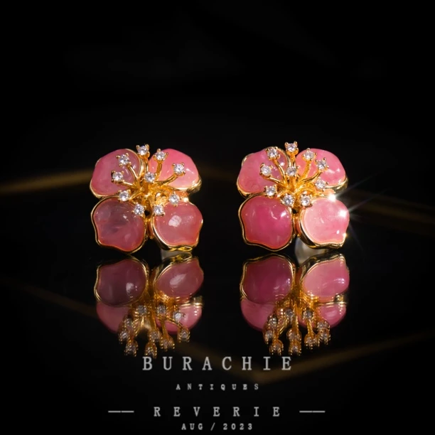 铜合金耳饰 周年珍藏英｜经典【3768】原标克拉款CrownFrett