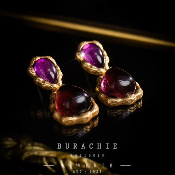 铜合金仿水晶耳饰 【2545】周年珍藏英｜经典原标克拉款CrownFrett