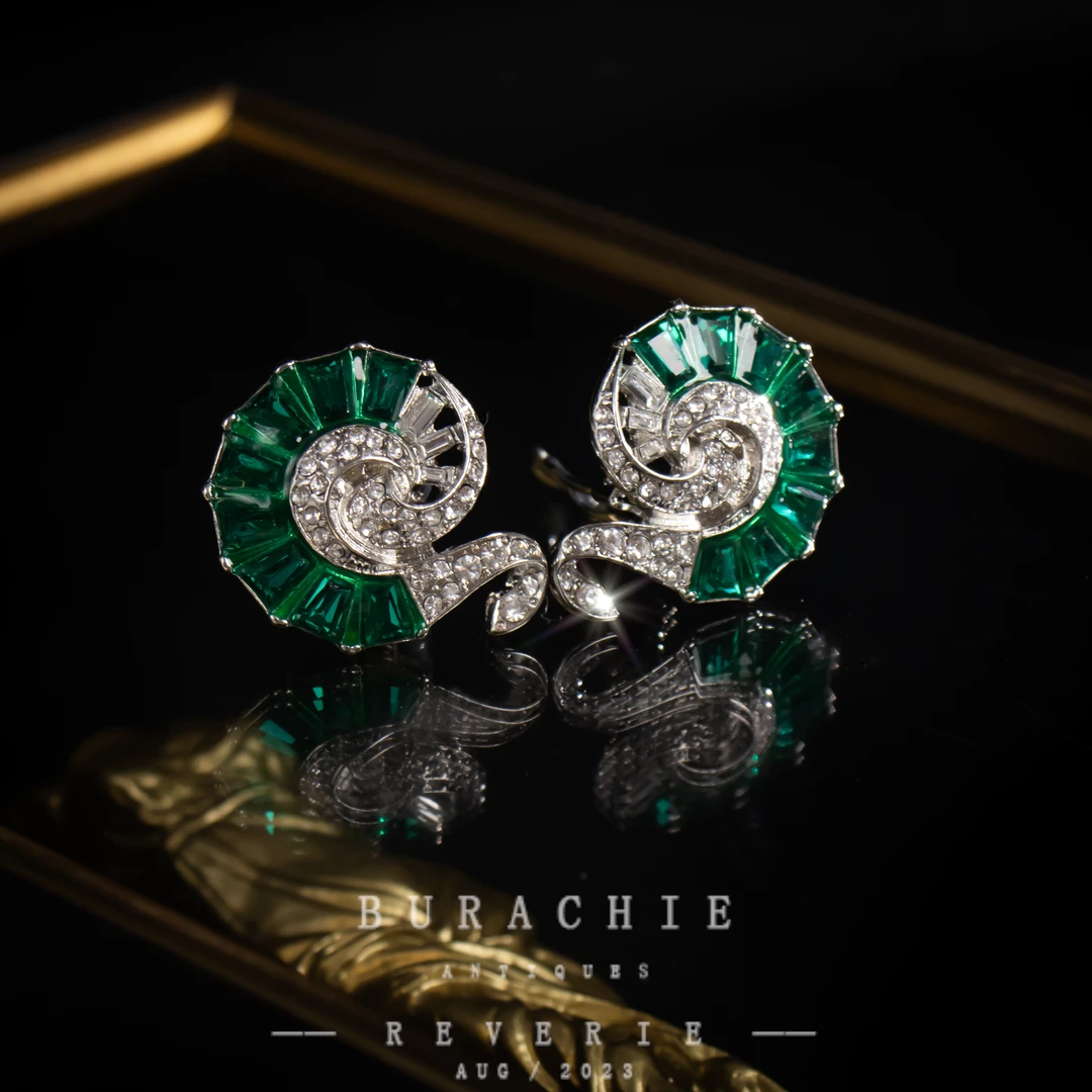 铜合金仿水晶耳饰 【3367】耗时半年｜终于来了意艺术品一样感