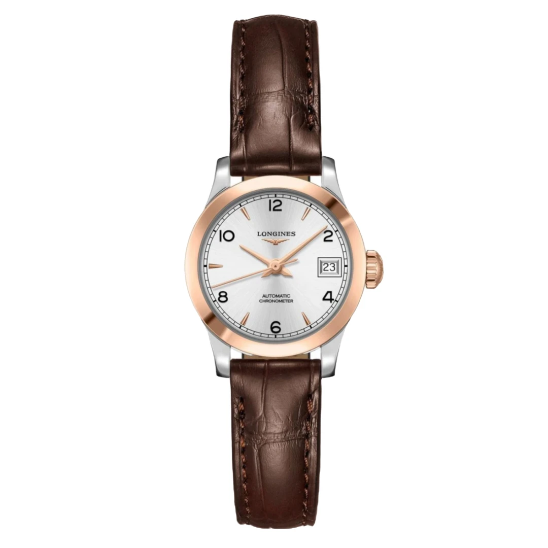 99新 Longines/浪琴 开创者间金/26mm/女表/24年全套未使用