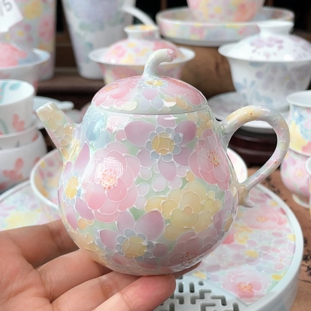 【闪购商品】杯万花陶瓷福禄壶-……