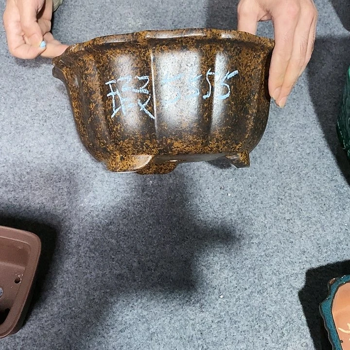 紫砂花盆木**品宜兴紫砂花盆