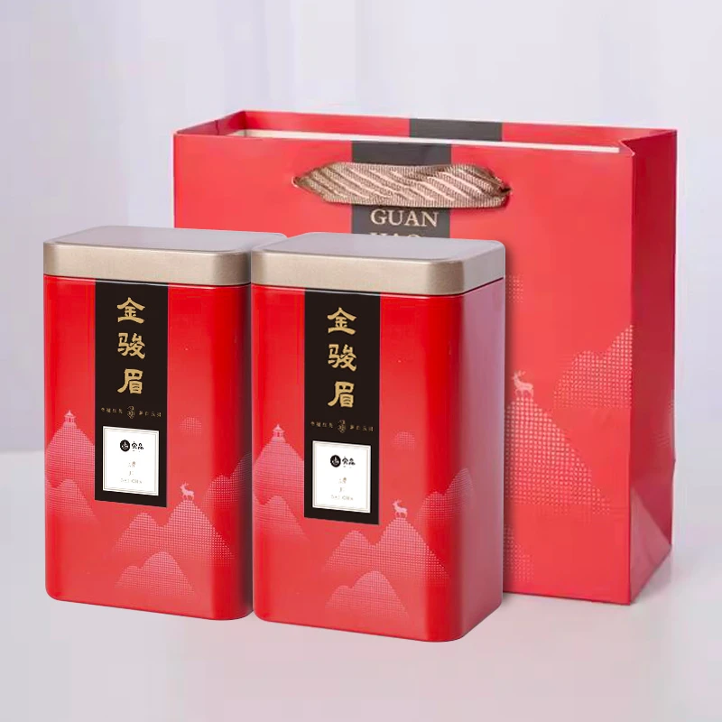 宋品武夷山金骏眉茶叶蜜香型红茶养胃单罐100克*2罐送拎袋