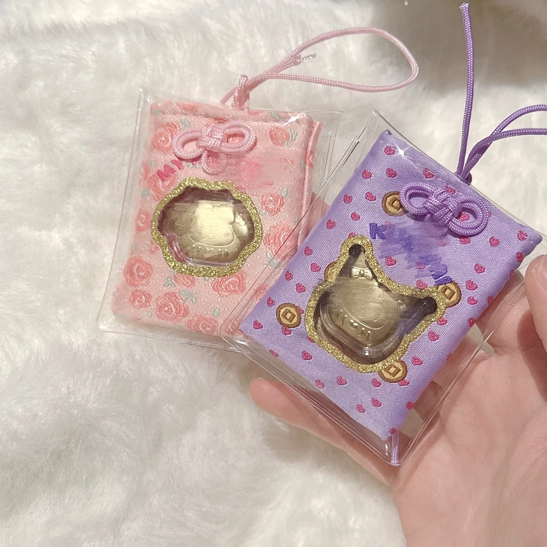 铜合金布艺吊坠 SG1468-［美美和库库御守挂件］可爱卡通