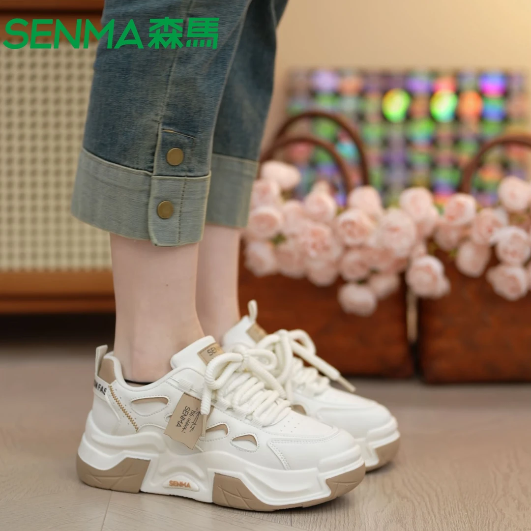 森马厚底秋季2024休闲鞋新款运动百搭韩版学生网红ins潮流小白鞋
