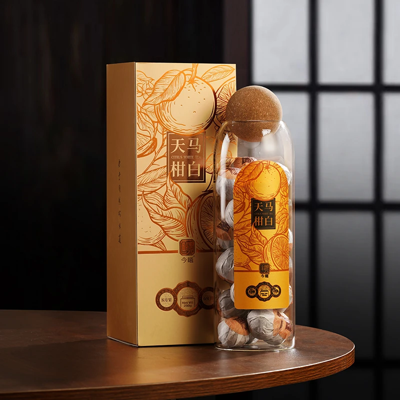 【晚晚精选】天马柑白250g新会八月果6年陈太姥山福鼎白茶