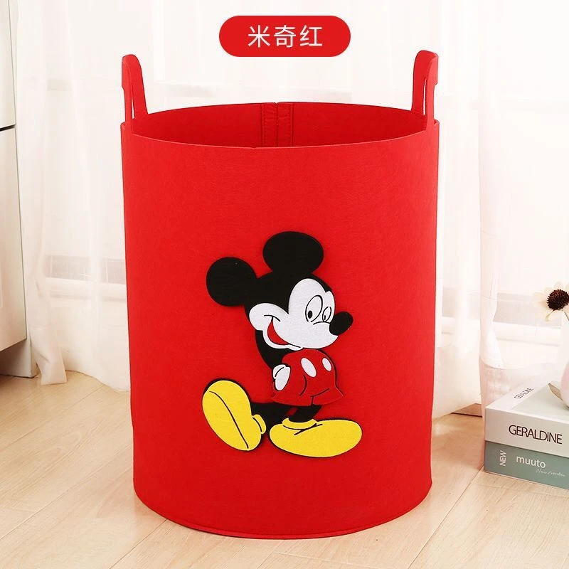 特大号玩具收纳桶家用可折叠脏衣服收纳杂物收纳篮玩具毛毡收纳桶