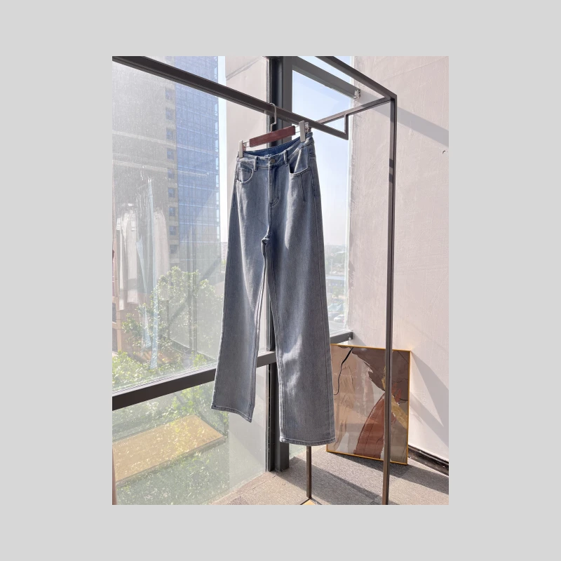 【Q8076】品质显瘦高腰休闲时尚百搭女裤