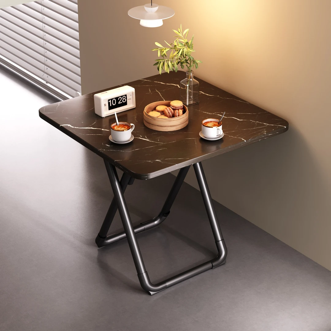 折叠桌家用吃饭餐桌简易方桌户外便携式摆摊桌出租屋小户型饭桌子