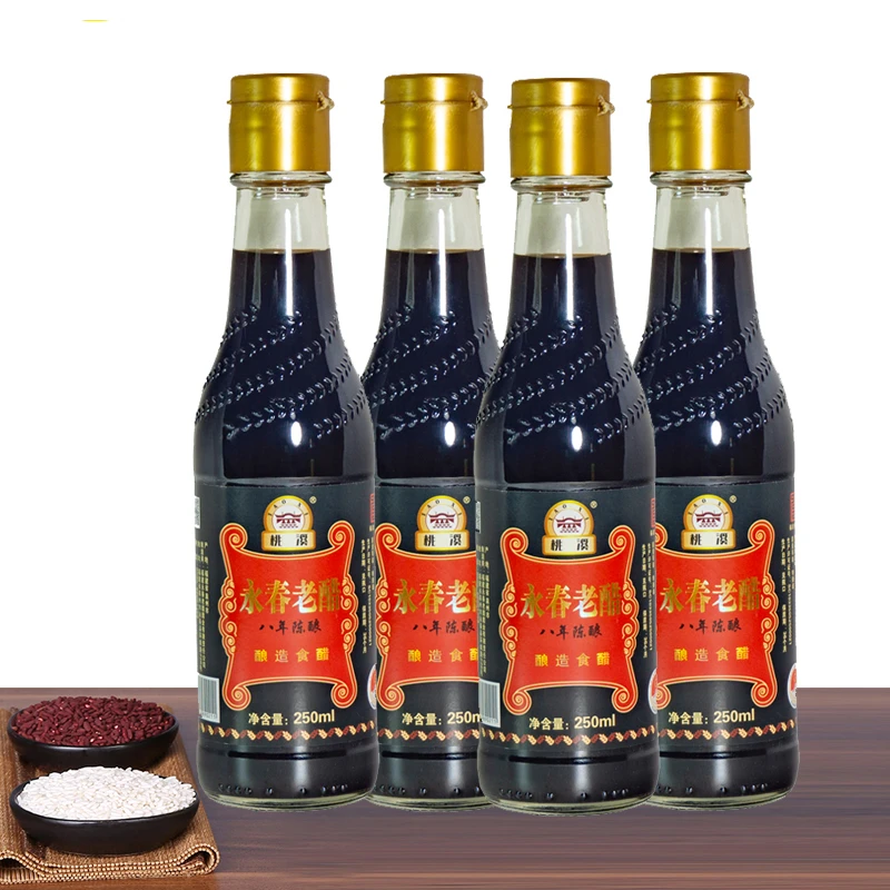 桃溪八年永春老醋250ml*4 海鲜醋饺子醋香醋老陈醋食醋永春特产