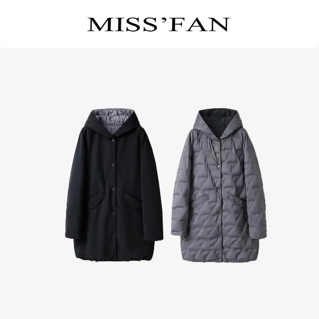 「温暖」 90%安心白鸭绒填充采用无缝贴条的工艺