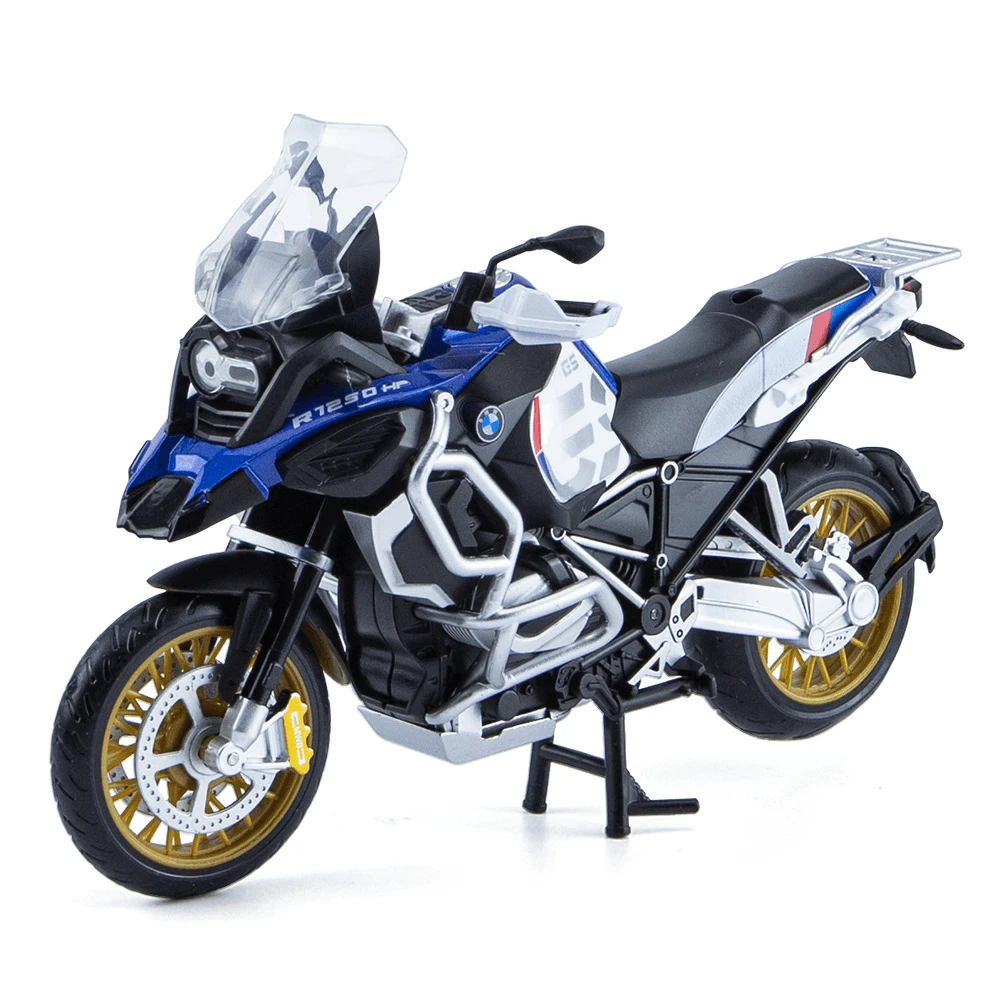 R1250GS仿真合金摩托车模型玩具车摆件避震