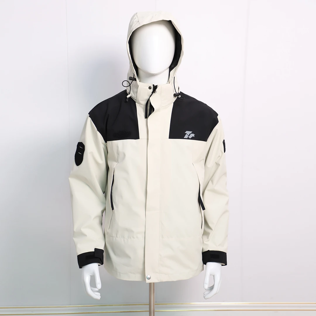 JHLI升级版23制式三合一冲锋夹克风衣贴标款反光标抓绒内胆防雨水