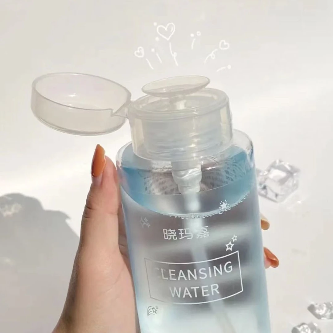 国妆正品香港卸妆水按压式无刺激温和深层清洁脸眼唇学生女敏感肌