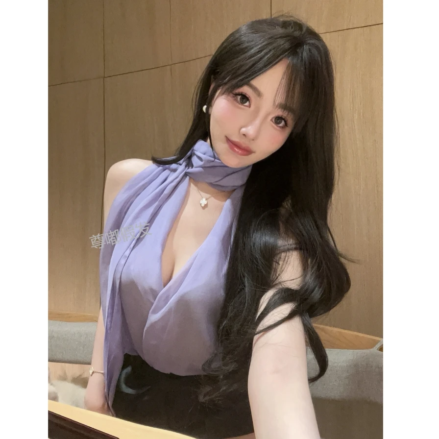 婧婧-【可盐可甜】灵动时尚修颜舒适透气蓬松黑茶色长发卷发