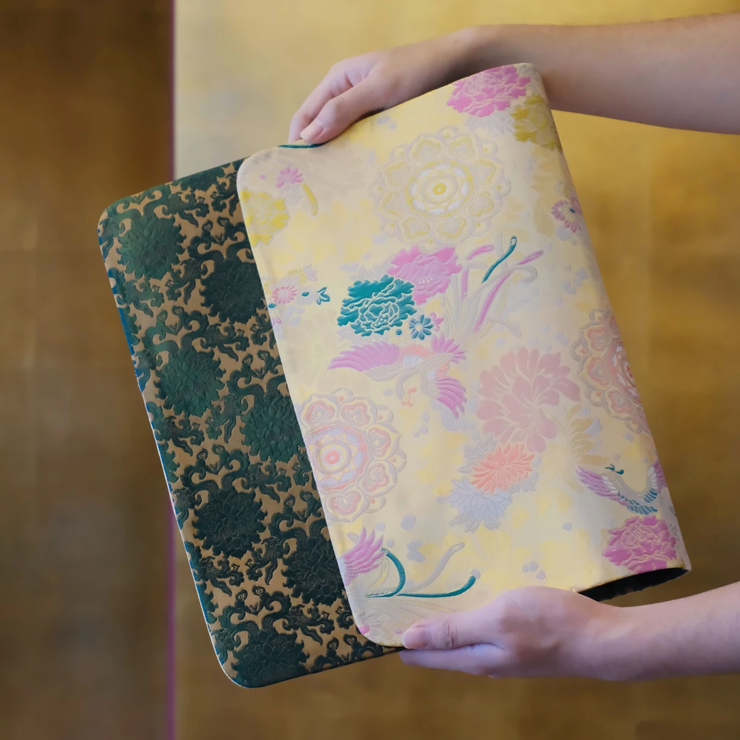 问春风【凤穿牡丹】双面茶席加厚防烫隔热泡茶垫桌布茶席56*35