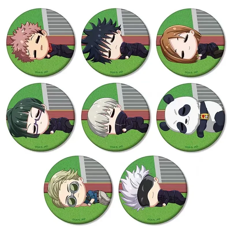 咒术回战 侧躺操场睡颜Q版 徽章吧唧  现货