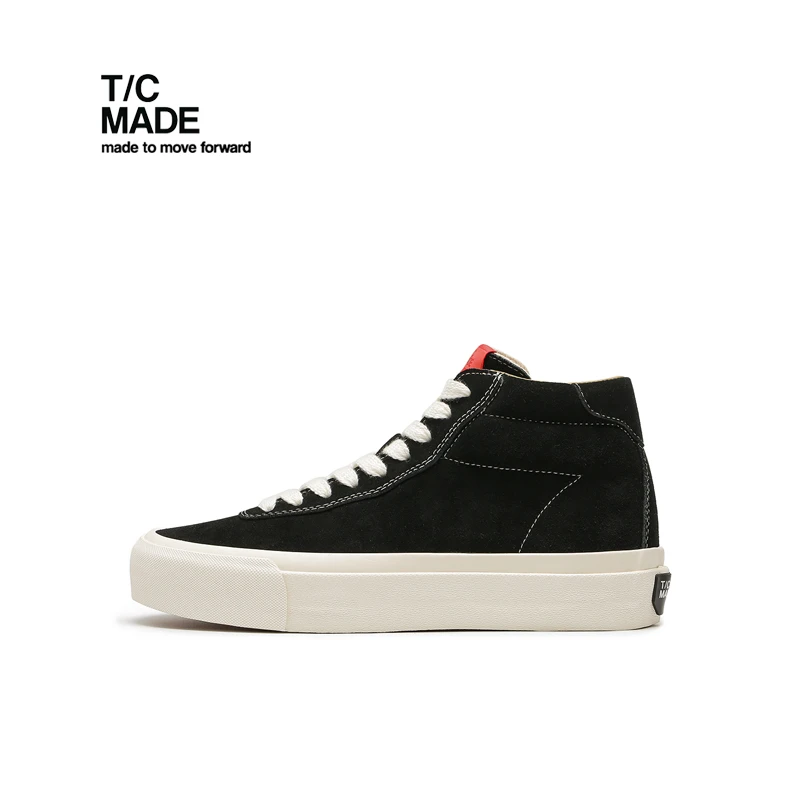 tcmade 008 A/W 牛皮鞋面高帮鞋硫化鞋 日系 男女同款